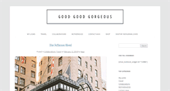 Desktop Screenshot of goodgoodgorgeous.com
